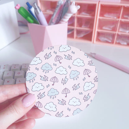 Rainy Illustration Coaster