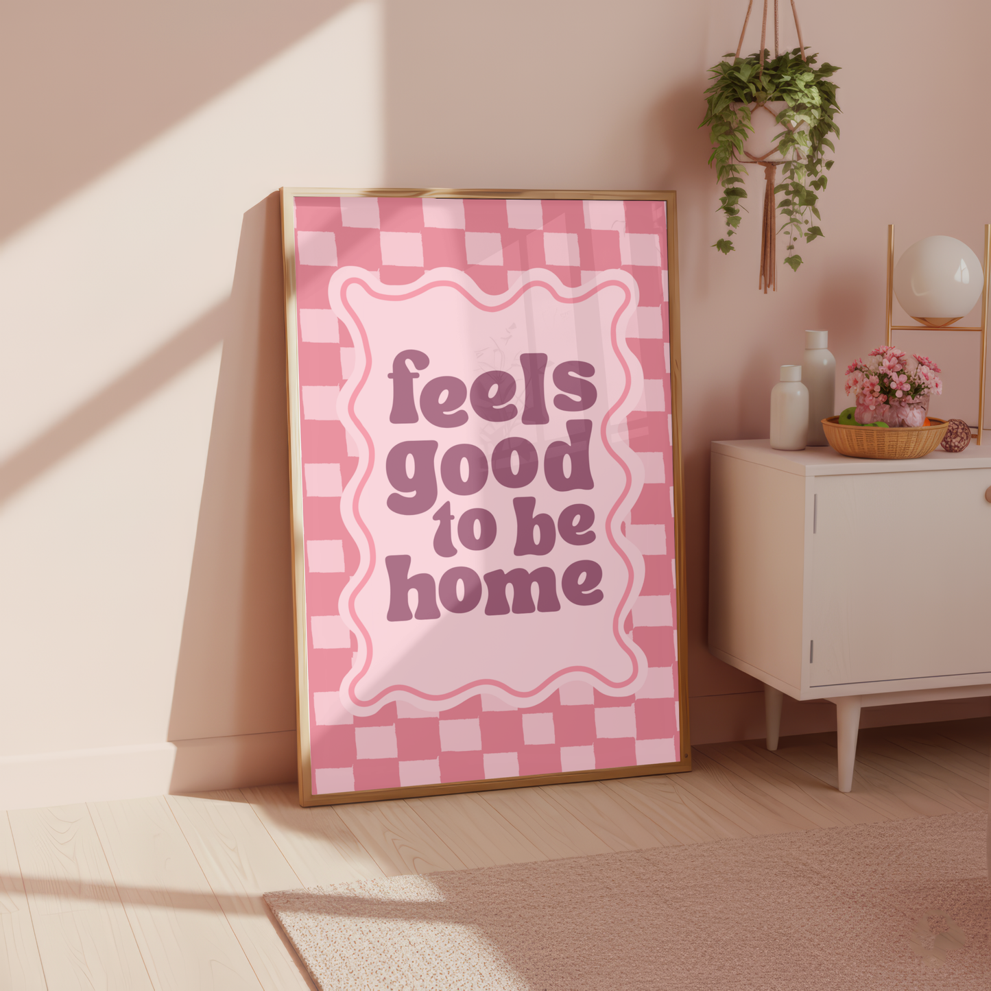 Feels Good To Be Home Retro Print