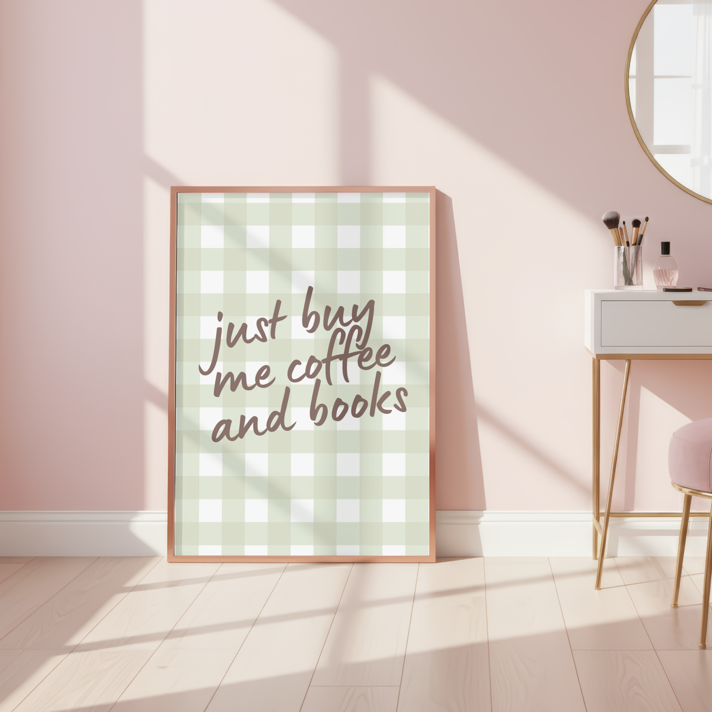 Just Buy Me Coffee And Books Print