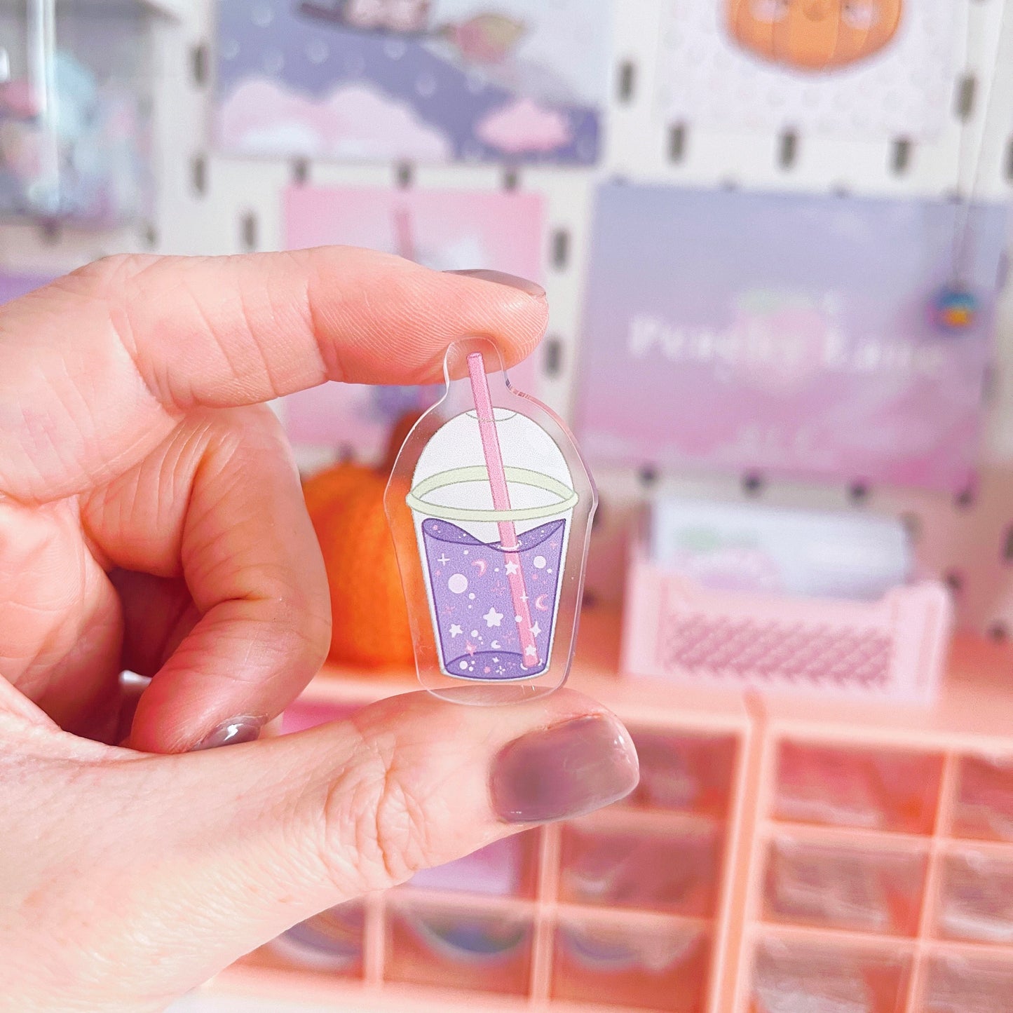 Dreamy Drink Acrylic Pin