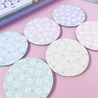Blue Floral Coaster
