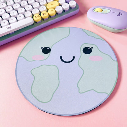 Kawaii Earth Mouse Mat