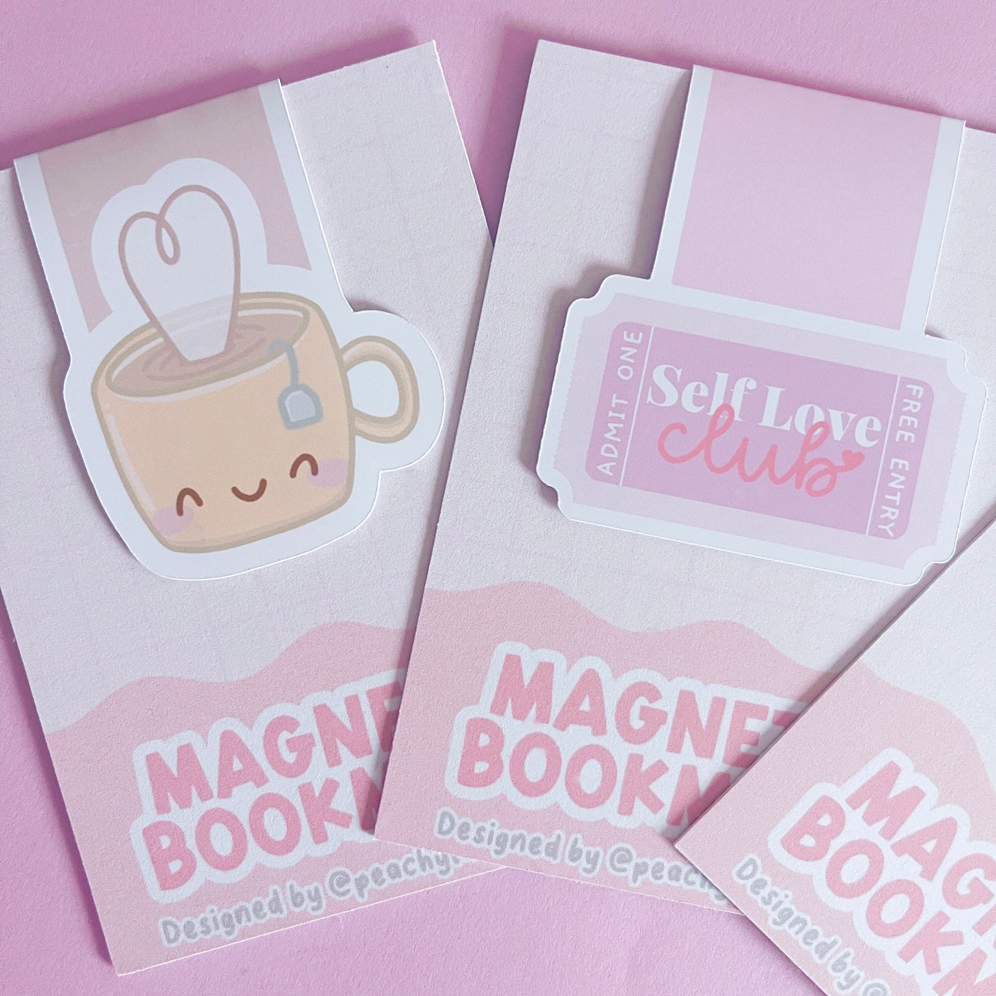 Tea Cup Magnetic Bookmark