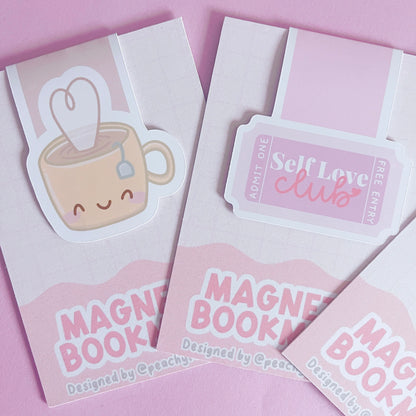 Tea Cup Magnetic Bookmark