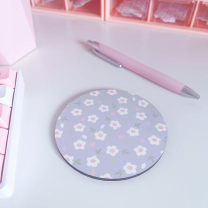 Lilac Floral Coaster