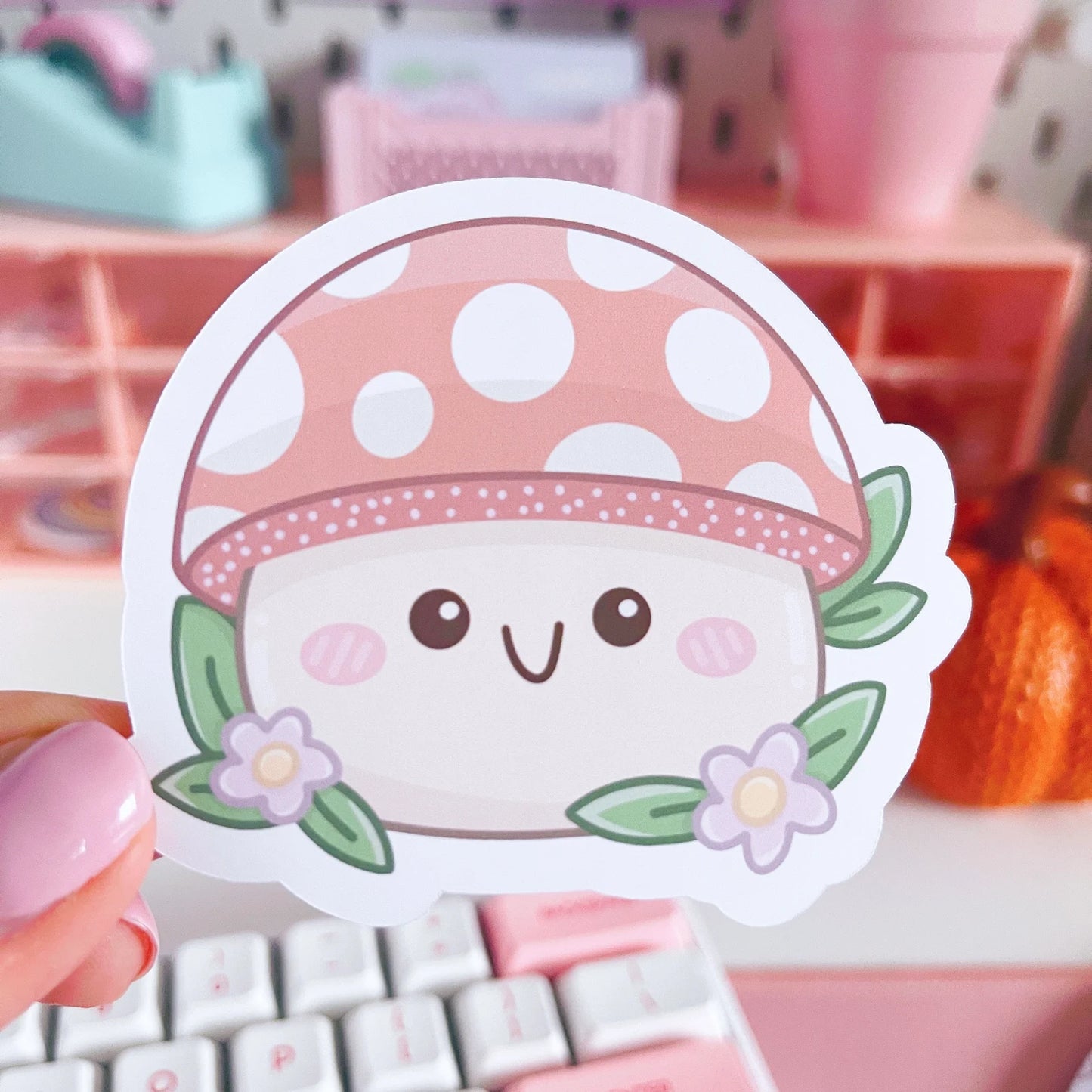 Mushroom Vinyl Sticker