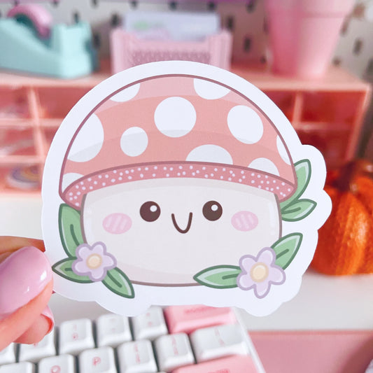 Mushroom Vinyl Sticker