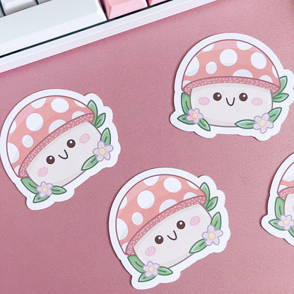 Mushroom Vinyl Sticker