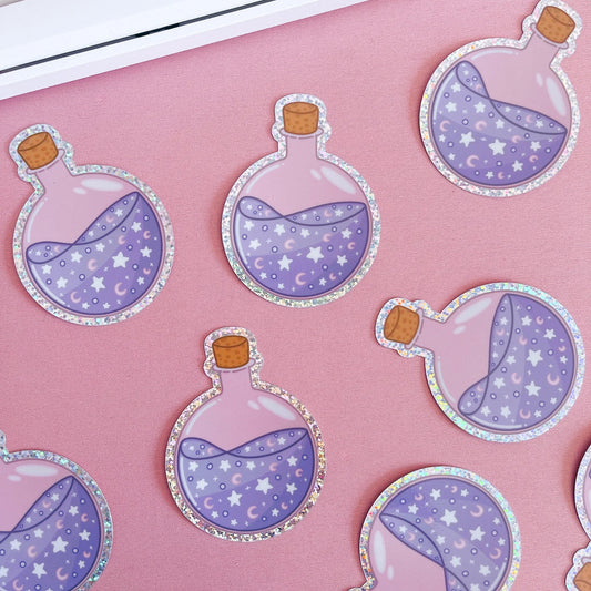 Glitter Dreamy Potion Vinyl Sticker