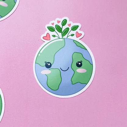 World Illustration Vinyl Sticker