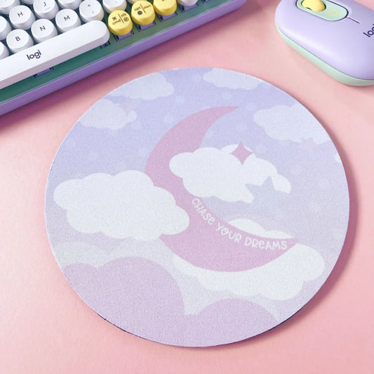 Chase Your Dreams Moon Mouse Mat