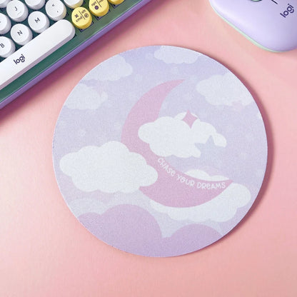 Chase Your Dreams Moon Mouse Mat