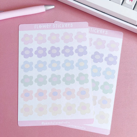 Flowers Sticker Sheet