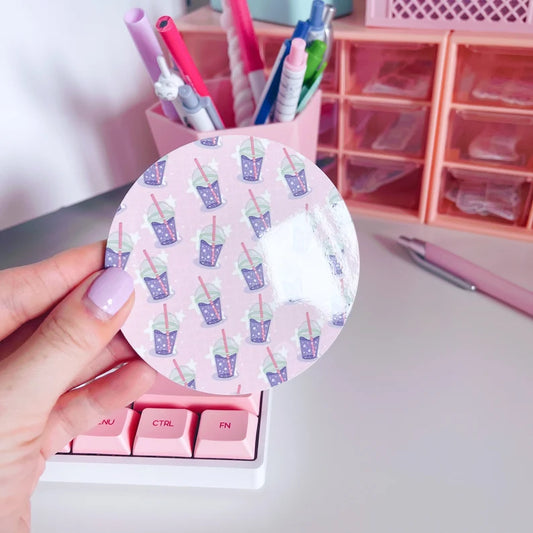Dreamy Drink Patterned Coaster