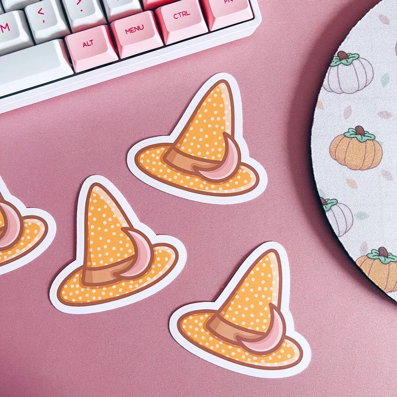 Witch Hat Vinyl Sticker