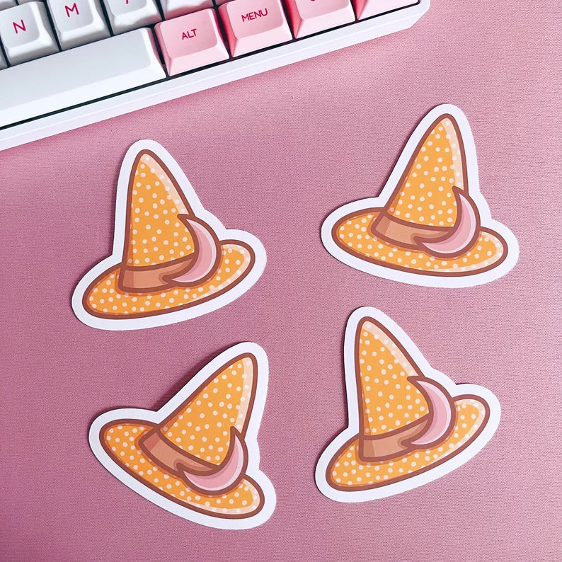 Witch Hat Vinyl Sticker