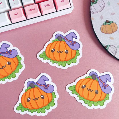 Spooky Pumpkin Vinyl Sticker
