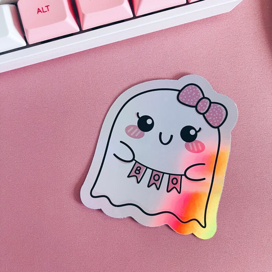 Holographic Ghostie Vinyl Sticker