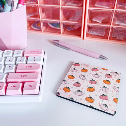 Pumpkin Pattern Square Coaster