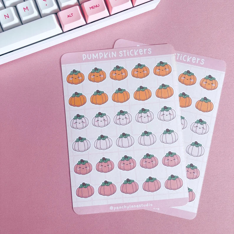 Pumpkin Sticker Sheet