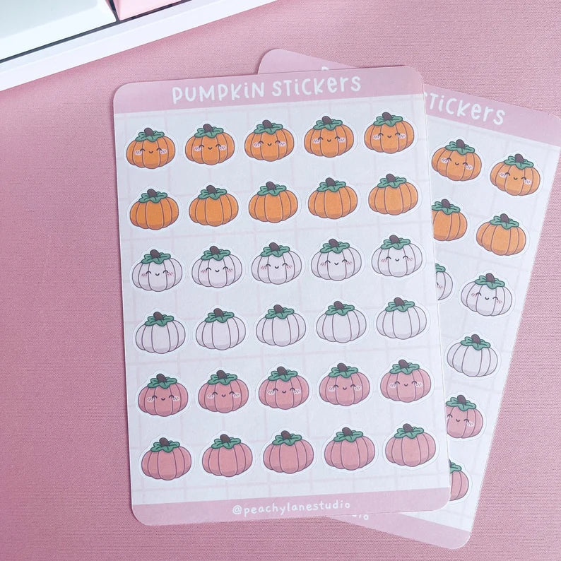Pumpkin Sticker Sheet