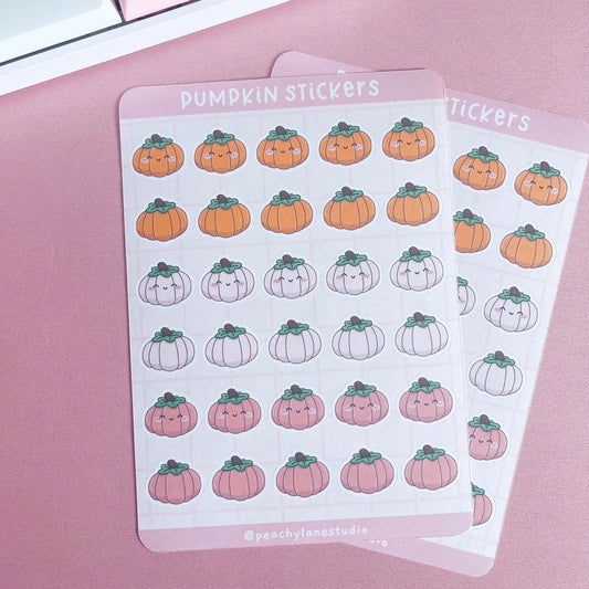 Pumpkin Sticker Sheet