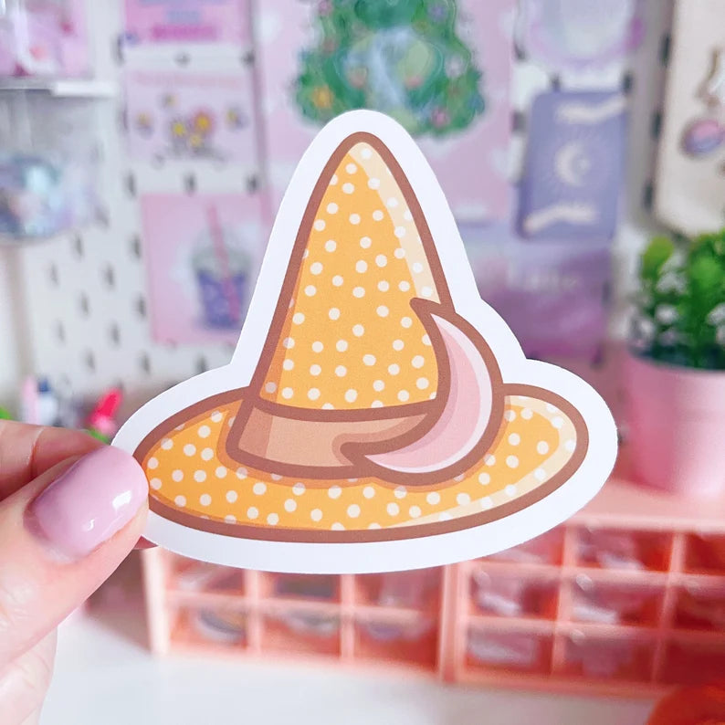Witch Hat Vinyl Sticker