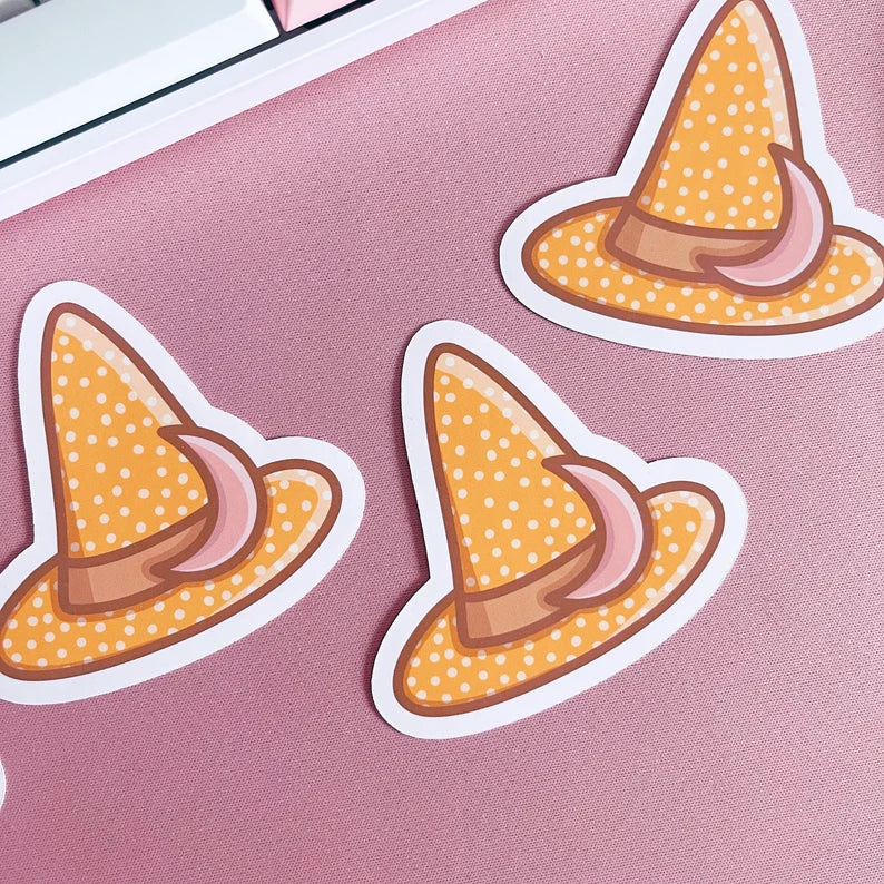 Witch Hat Vinyl Sticker