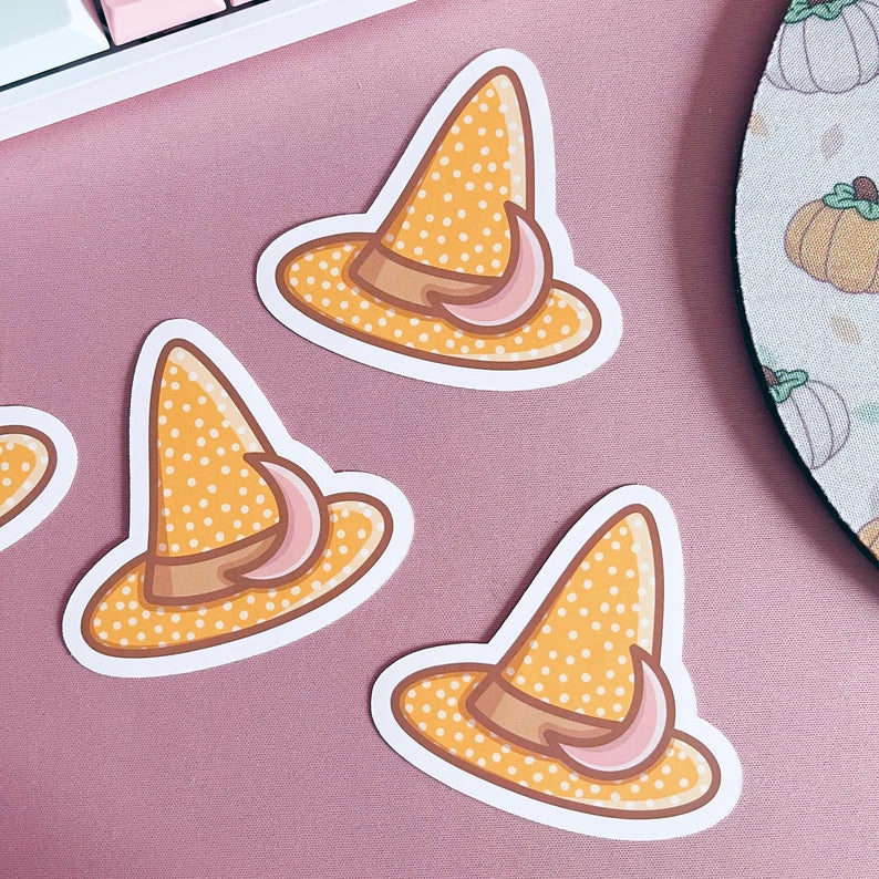 Witch Hat Vinyl Sticker