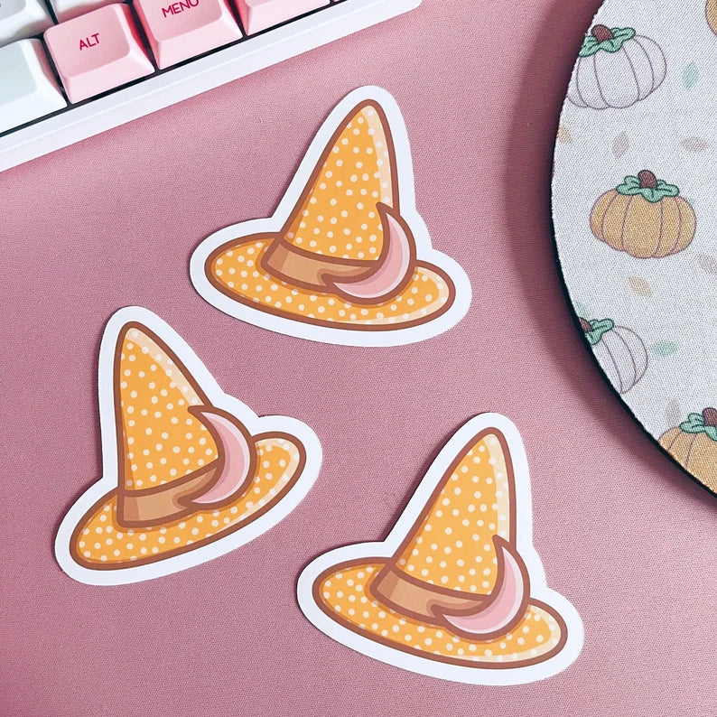 Witch Hat Vinyl Sticker