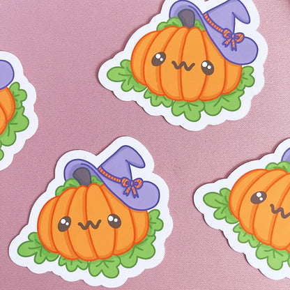 Spooky Pumpkin Vinyl Sticker