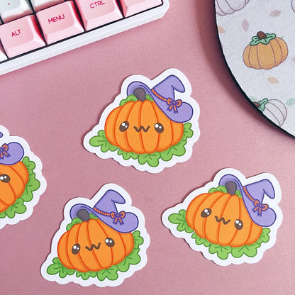 Spooky Pumpkin Vinyl Sticker