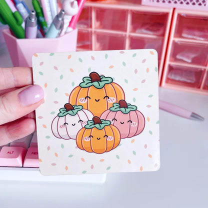 Pumpkin Square Coaster