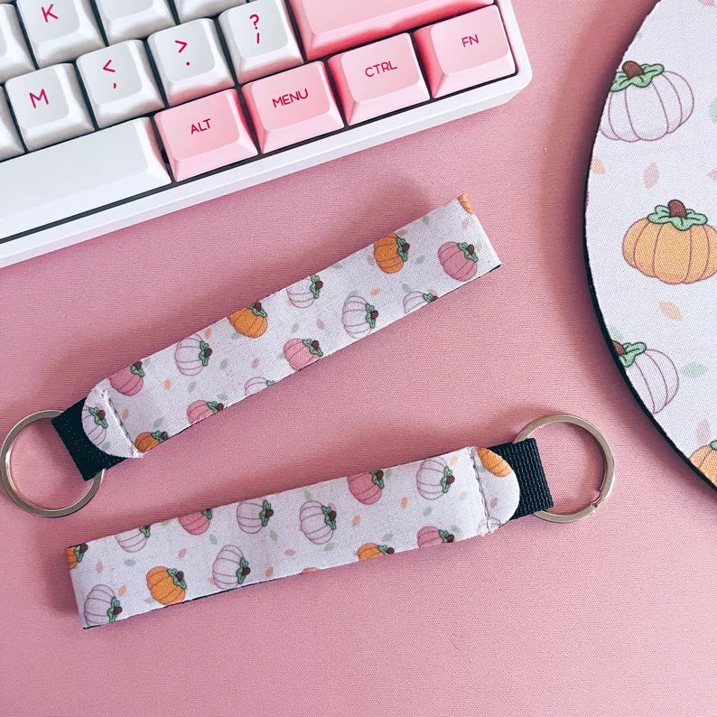 Pumpkin Pattern Wrist Lanyard