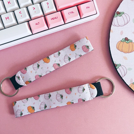 Pumpkin Pattern Wrist Lanyard