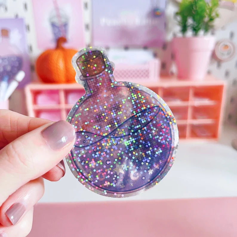 Glitter Holographic Dreamy Potion Vinyl Sticker