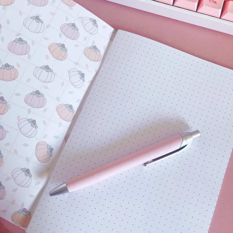 Pumpkin A5 Dotted Notebook