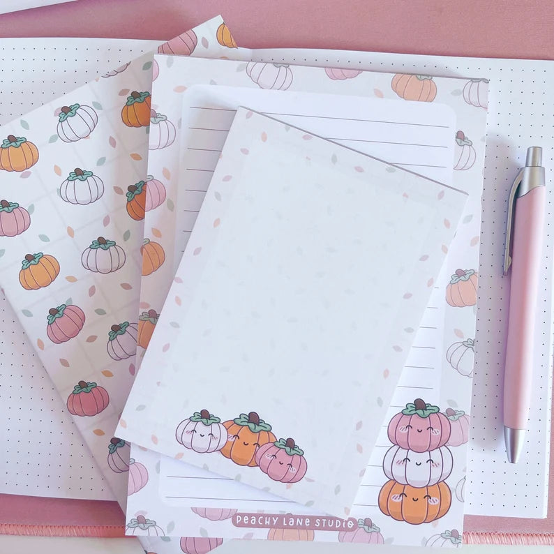 Pumpkin A5 Dotted Notebook