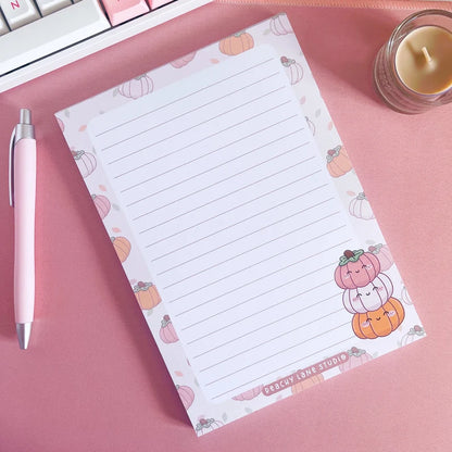 Pumpkin Lined A5 Notepad
