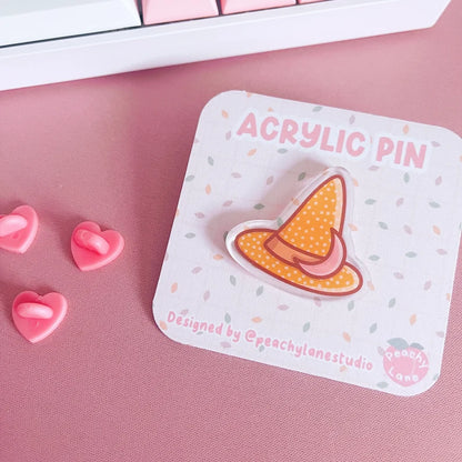 Witch Hat Acrylic Pin
