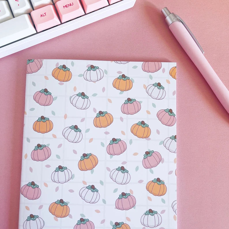 Pumpkin A5 Dotted Notebook