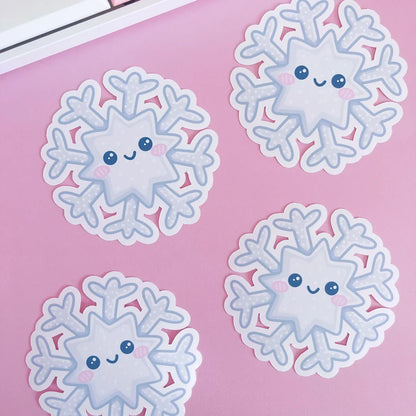Winter Snowflake Vinyl Sticker