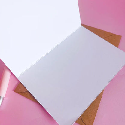 Let It Snow Christmas Card With Envelope