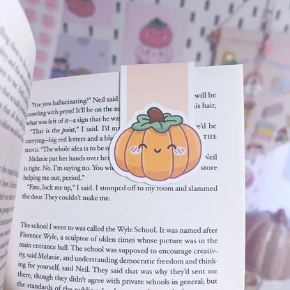 Orange Pumpkin Magnetic Bookmark