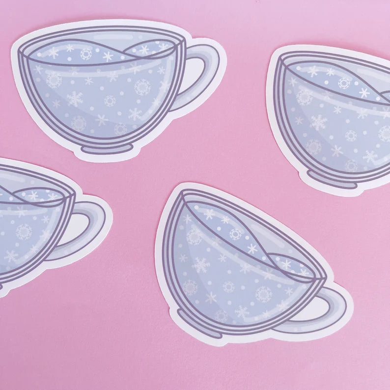 Winter Cup Vinyl Sticker