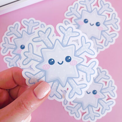 Winter Snowflake Vinyl Sticker