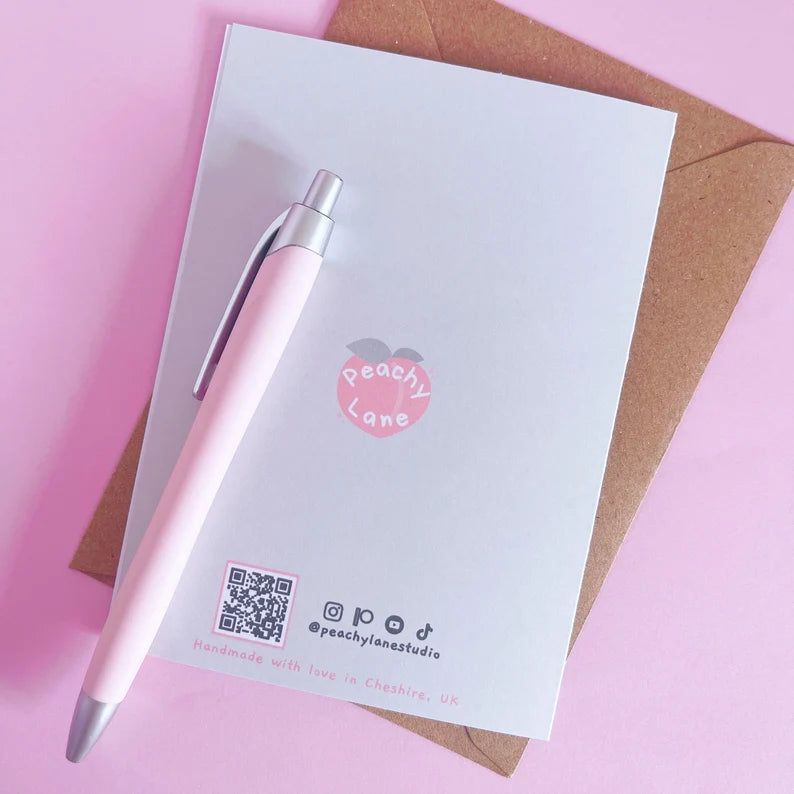 Meowy Cat Christmas Card With Envelope