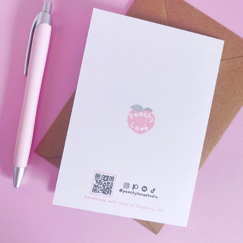 Let It Snow Christmas Card with Envelope