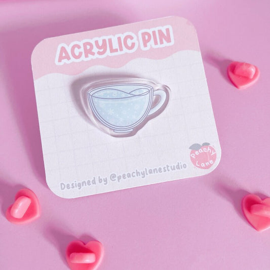 Winter Cup Acrylic Pin