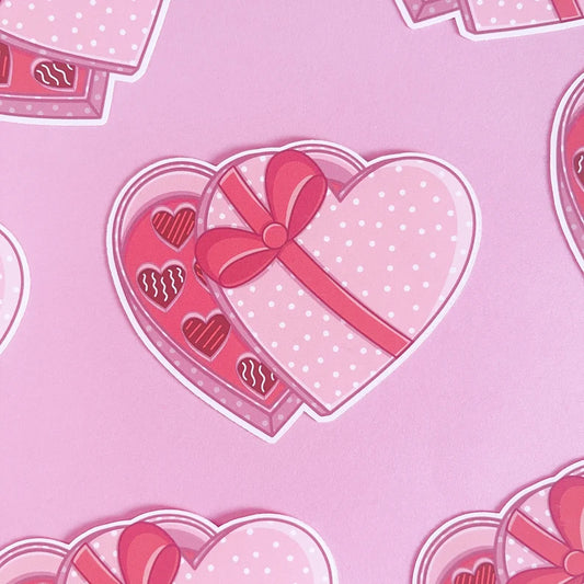 Box of Chocolates Vinyl Sticker
